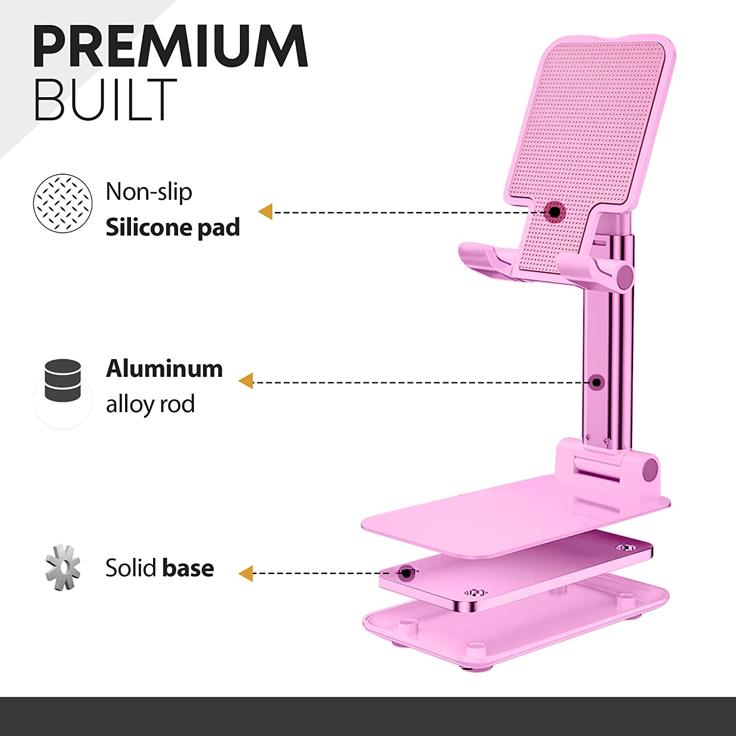 High Neck Portable Premium Mobile Stand